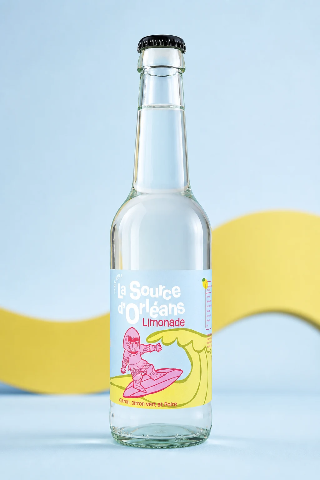 Limonade La Source d’Orléans en bouteille de 33 cl