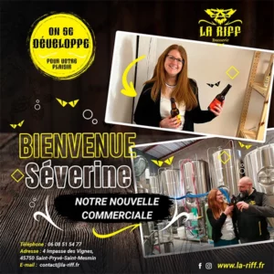 brasserie la riff - severine nouvelle commerciale - biere artisanale 1